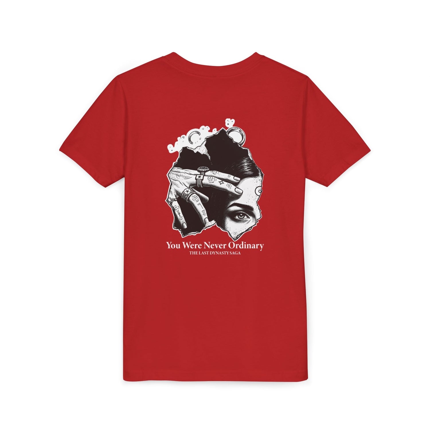 Youth Graphic Tee — THE SAGA Compass &amp; Abstract Hero&