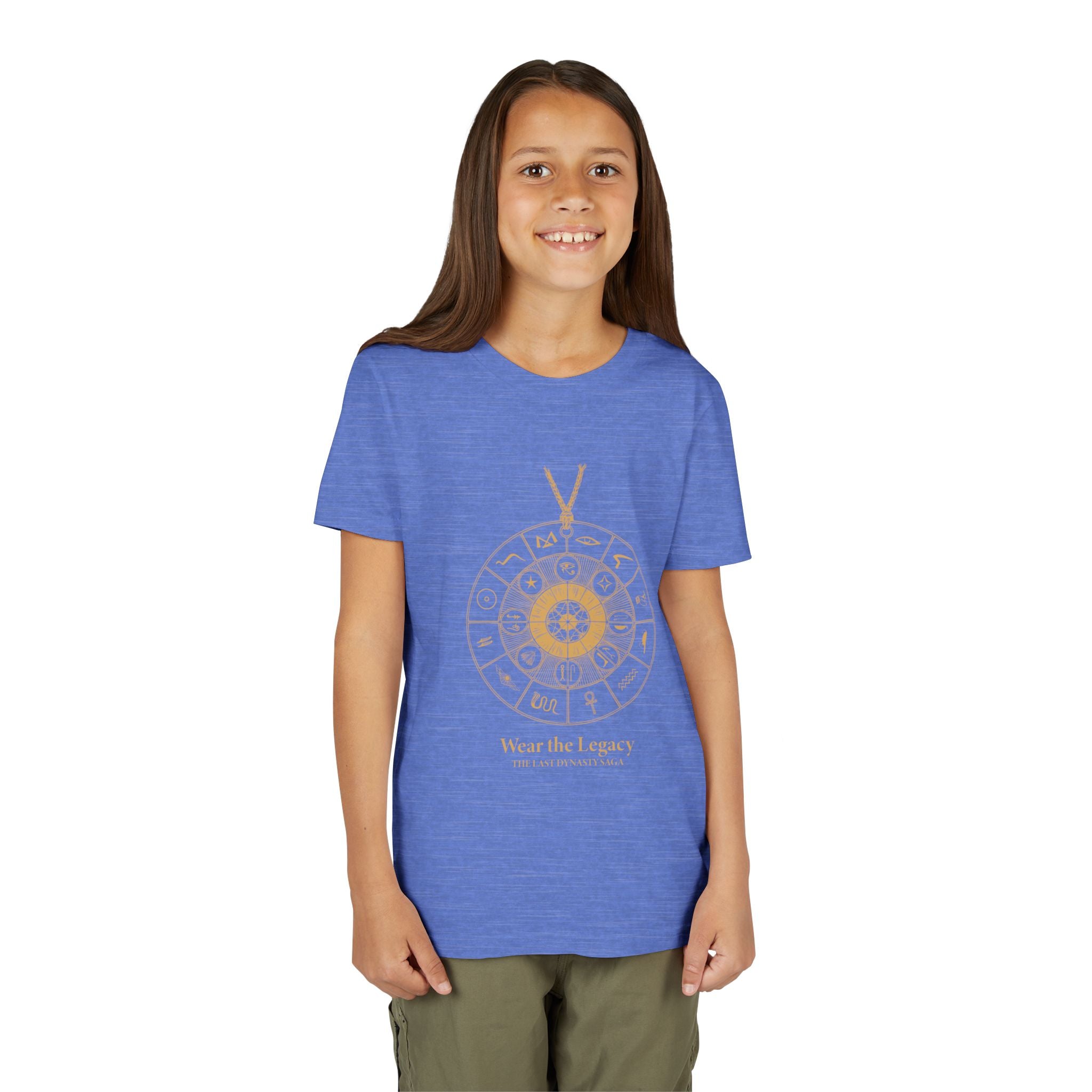 Youth Graphic Tee — THE SAGA Compass &amp; Abstract Hero&