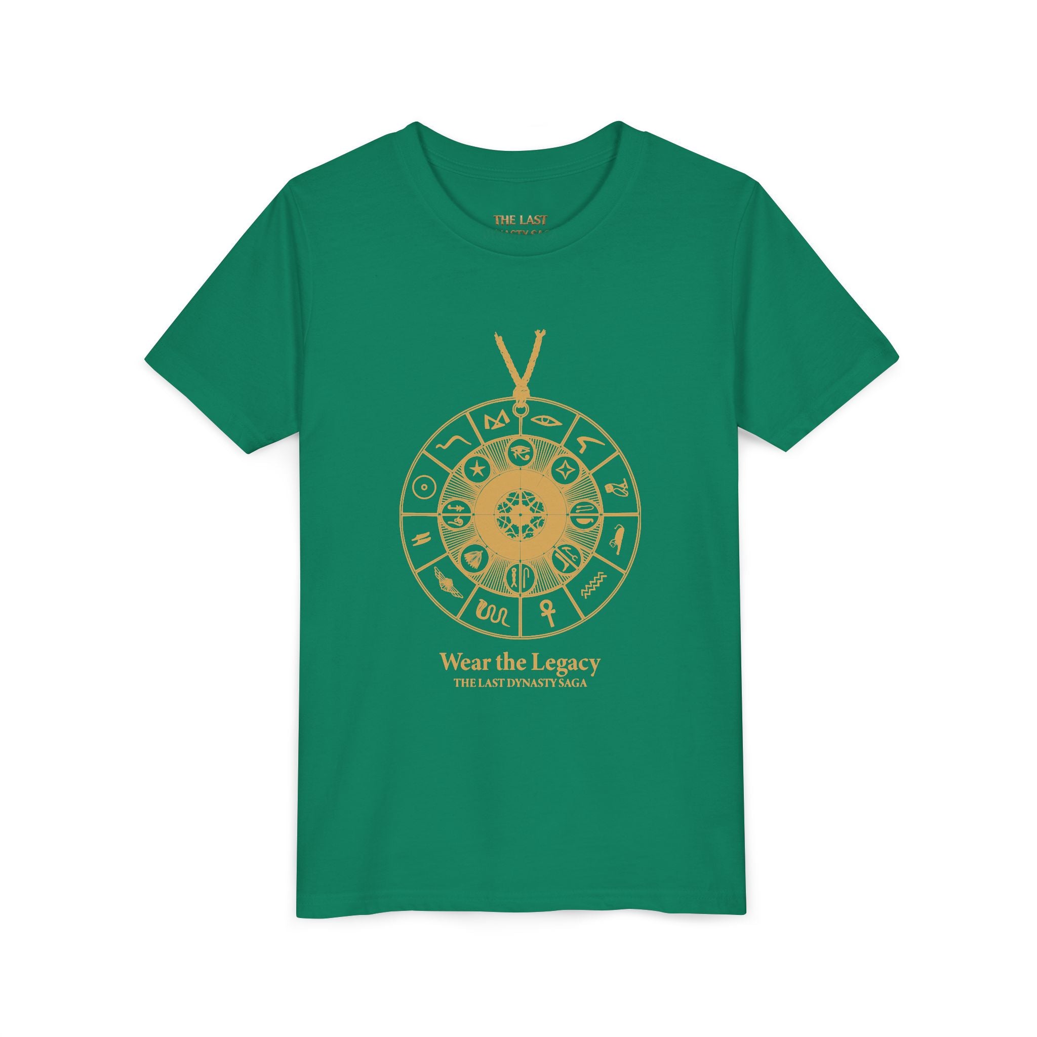 Youth Graphic Tee — THE SAGA Compass &amp; Abstract Hero&
