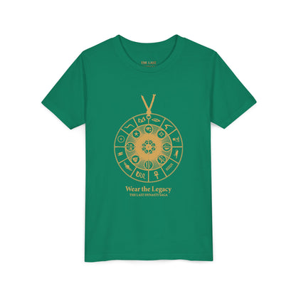 Youth Graphic Tee — THE SAGA Compass &amp; Abstract Hero&