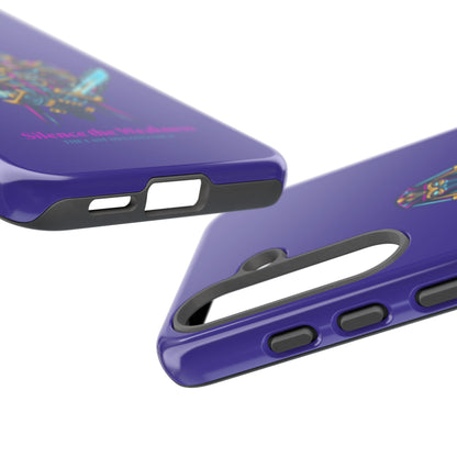 Phone Case — Neon Pharaoh Dual Swords "Silence the Weakness"