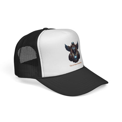 Vintage Steam-Punk Scarab Trucker Cap – "This Is More Awakening"