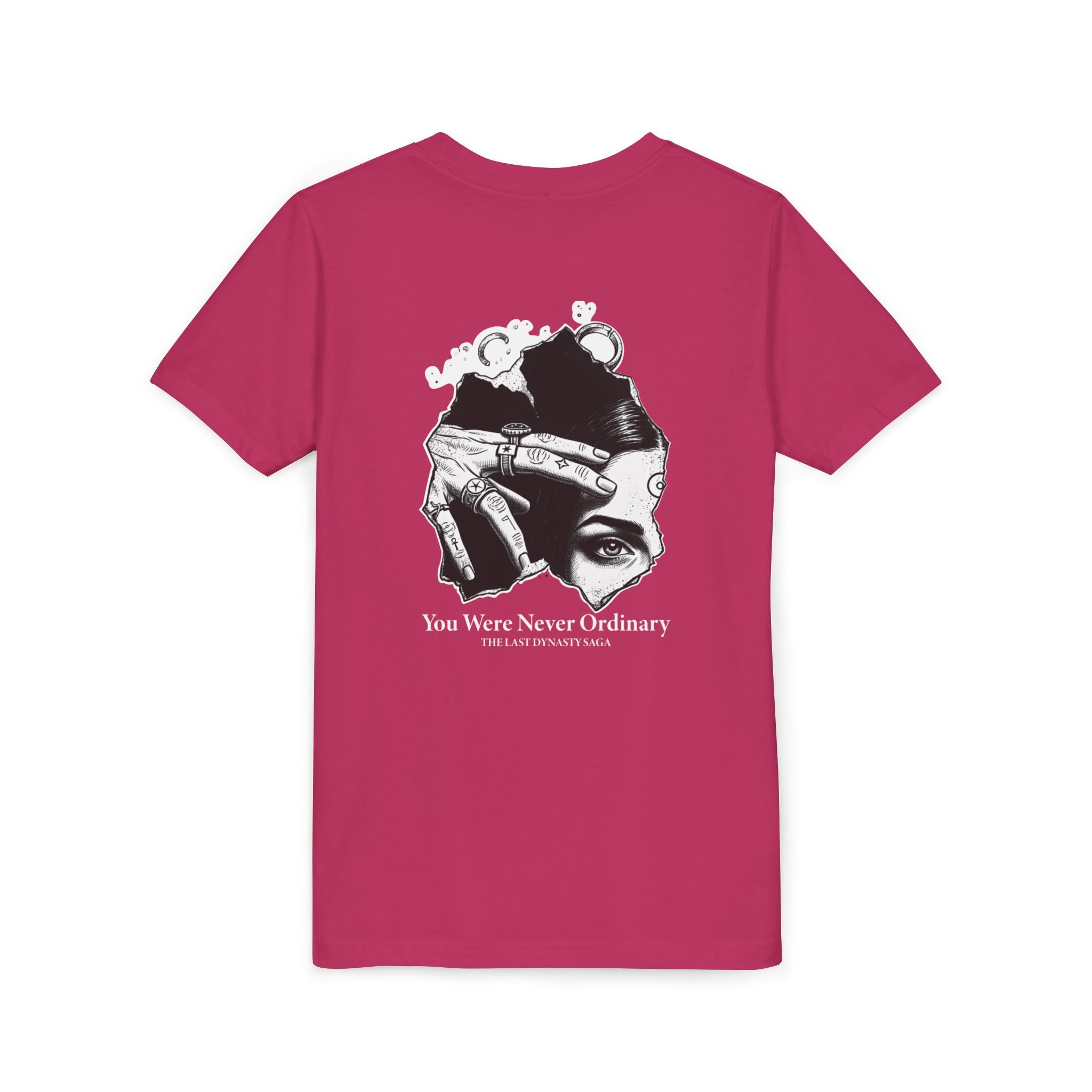 Youth Graphic Tee — THE SAGA Compass &amp; Abstract Hero&