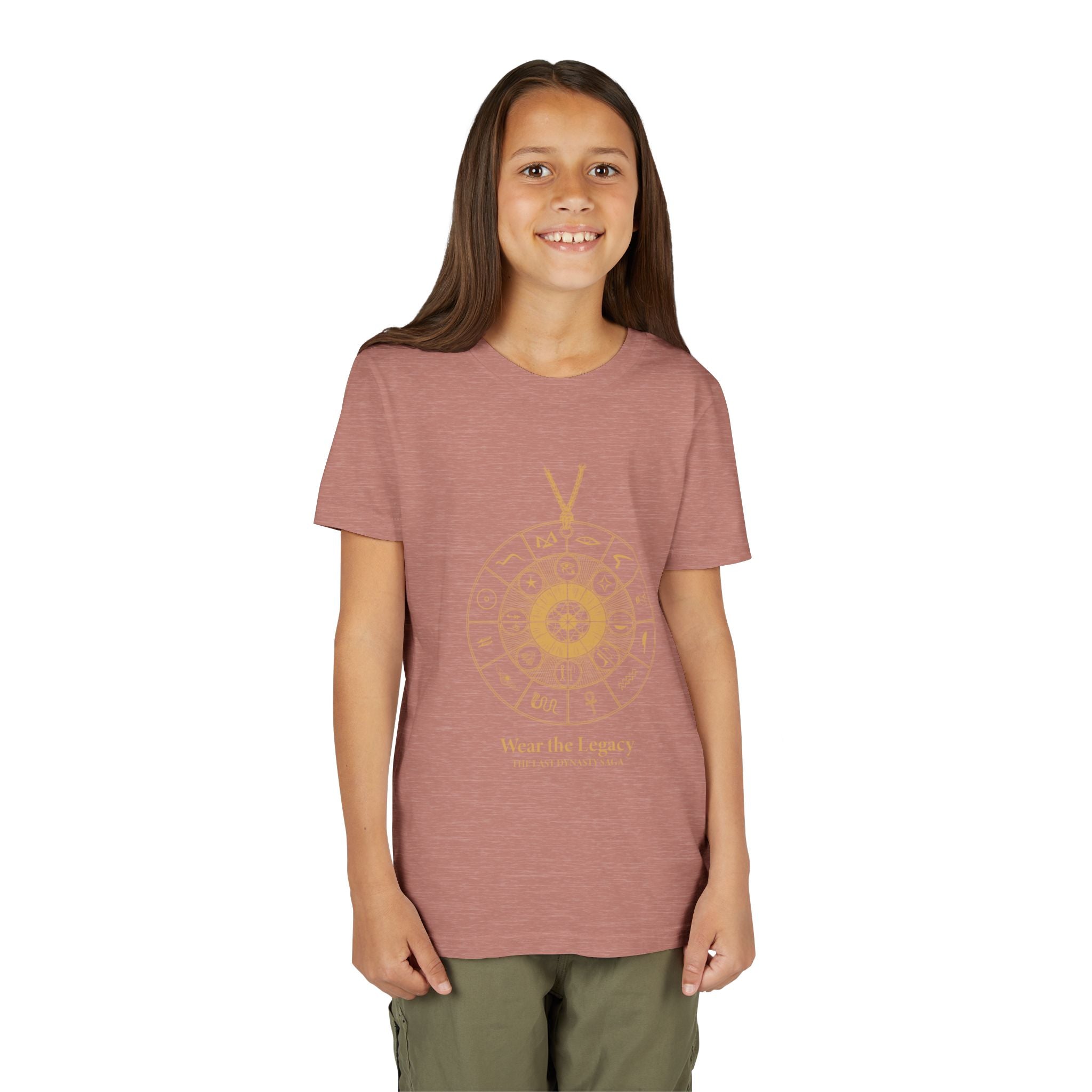 Youth Graphic Tee — THE SAGA Compass &amp; Abstract Hero&