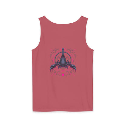 Scorpion Graphic Tank Top — Dark Cosmic Scorpion Art
