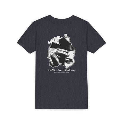 Youth Graphic Tee — THE SAGA Compass &amp; Abstract Hero&