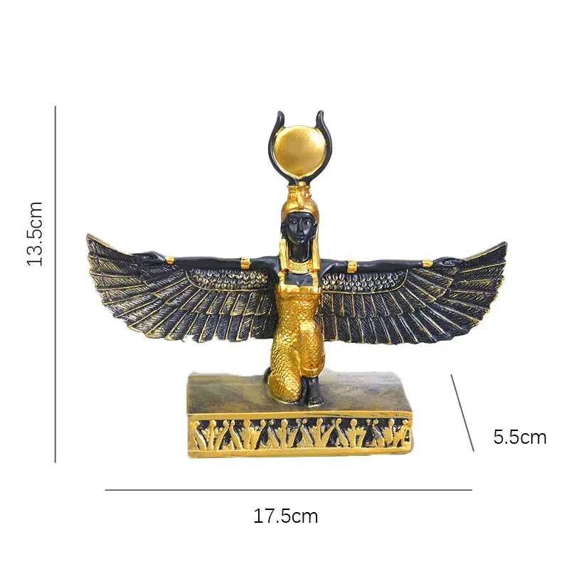 The Temple Relics Collection Pyramid • Obelisk • Isis Guardian Sculpture