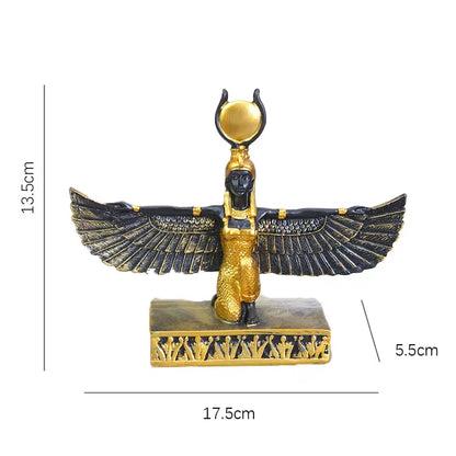 The Temple Relics Collection Pyramid • Obelisk • Isis Guardian Sculpture