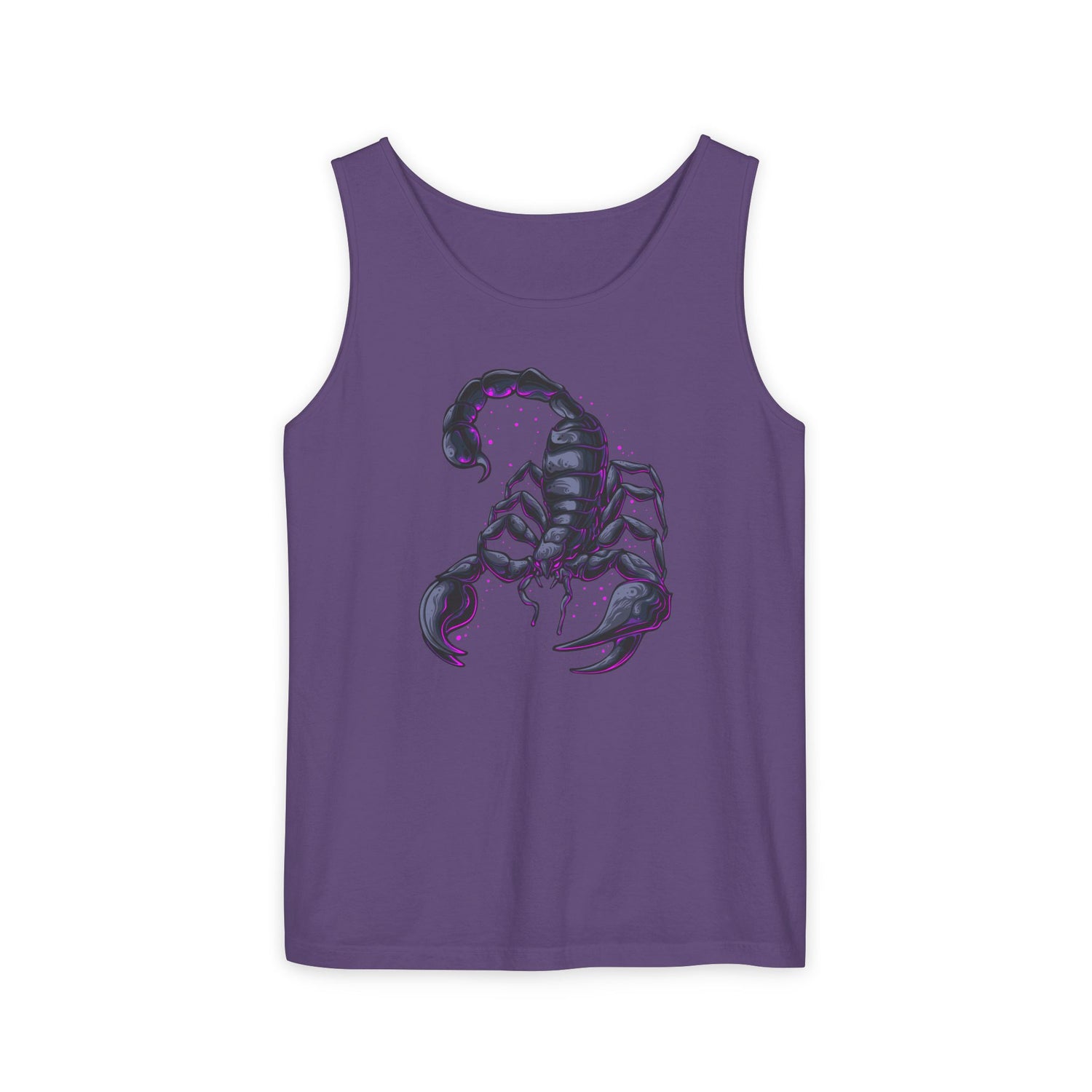 Scorpion Graphic Tank Top — Dark Cosmic Scorpion Art