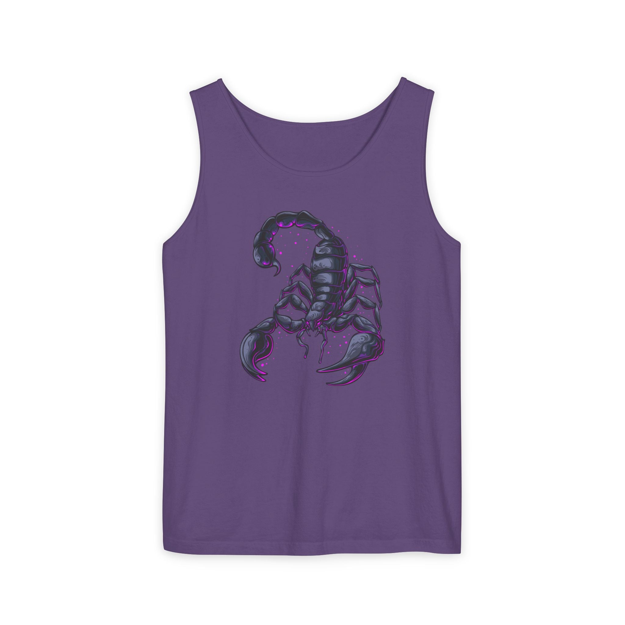 Scorpion Graphic Tank Top — Dark Cosmic Scorpion Art