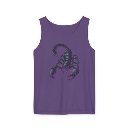 Scorpion Graphic Tank Top — Dark Cosmic Scorpion Art