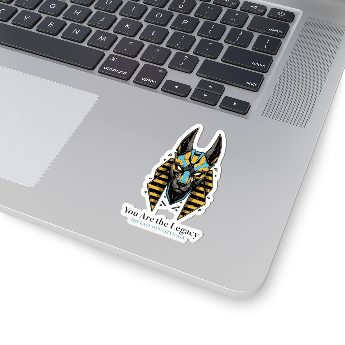 Last Dynasty Saga Sticker — Minimalist Retro Game Logo Kiss-Cut Sticker