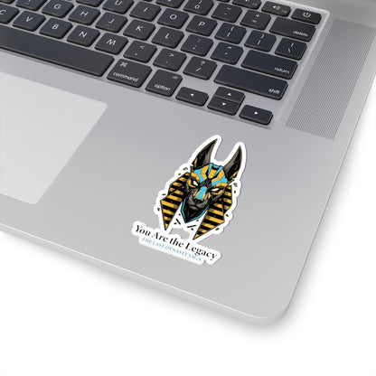 Last Dynasty Saga Sticker — Minimalist Retro Game Logo Kiss-Cut Sticker