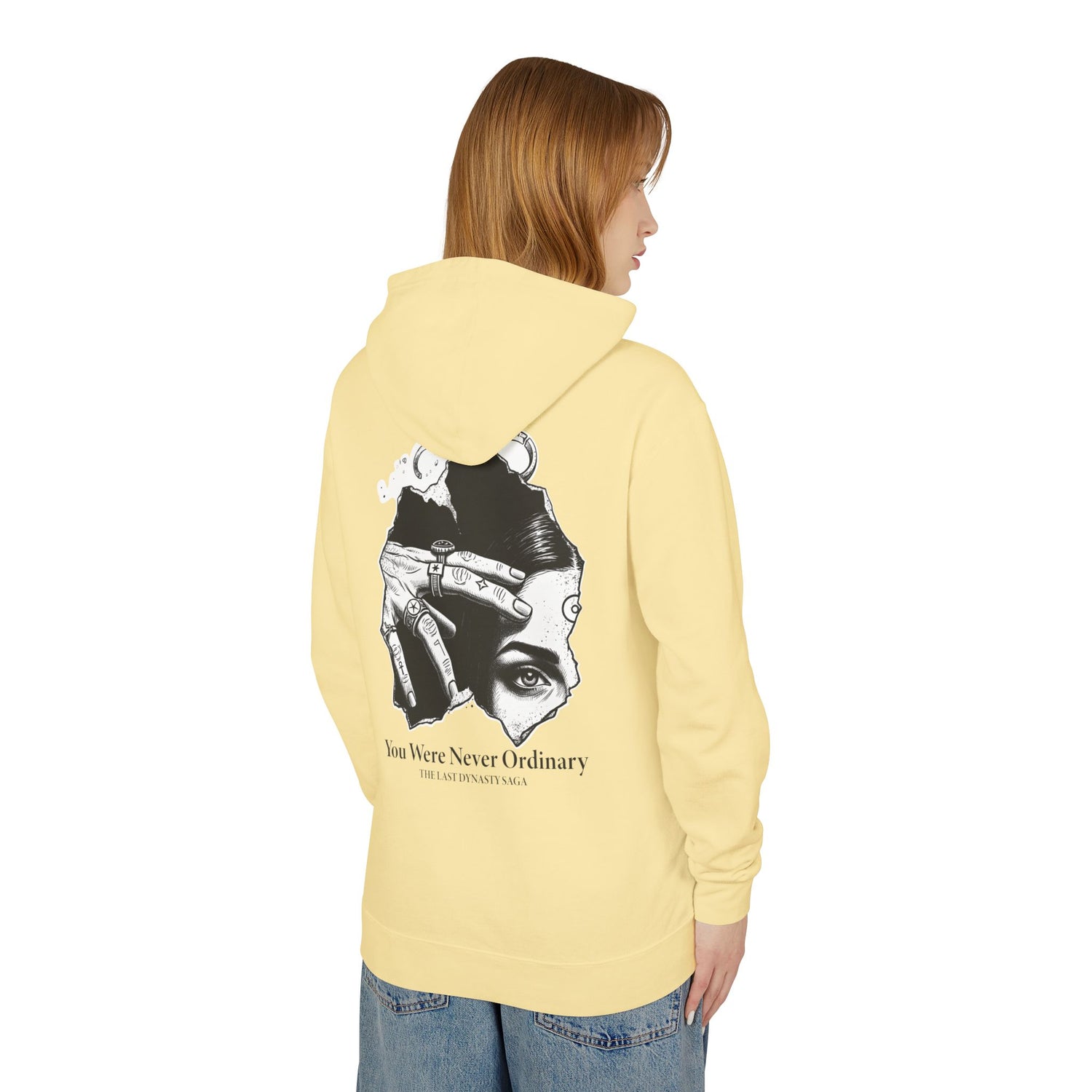 Reborn to Rule Snake &amp; Eye Graphic Hoodie — "You Were Never Ordinary"