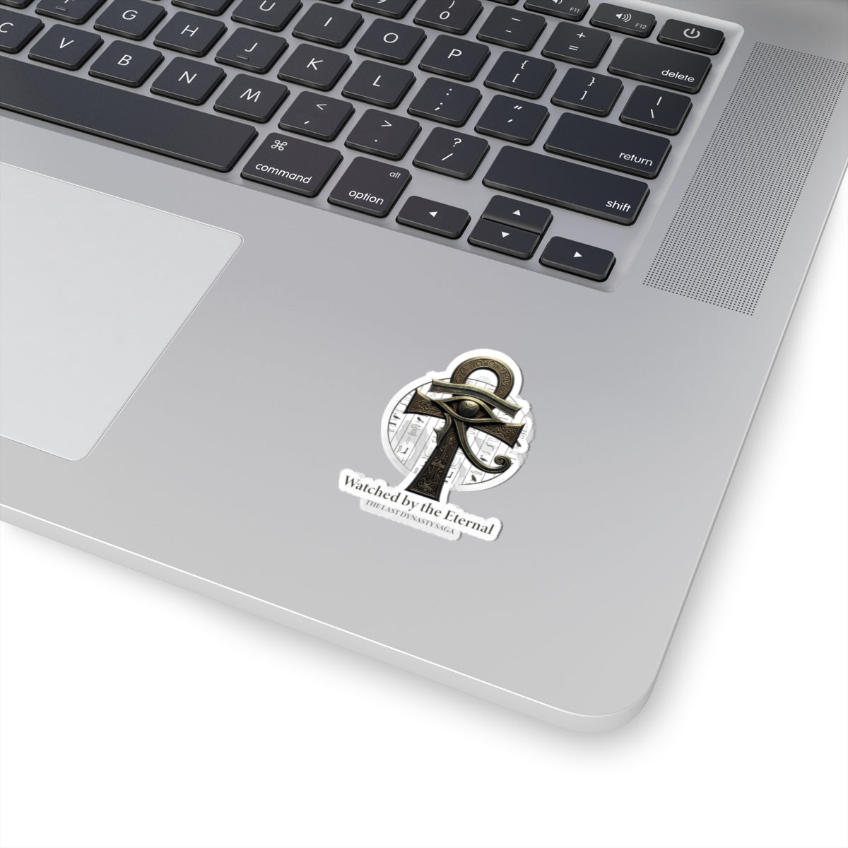 Last Dynasty Saga Sticker — Minimalist Retro Game Logo Kiss-Cut Sticker