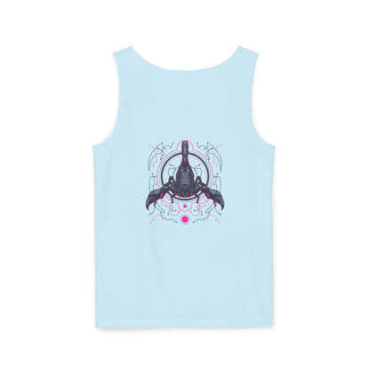 Scorpion Graphic Tank Top — Dark Cosmic Scorpion Art