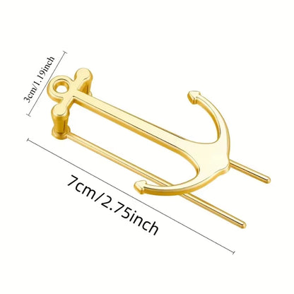 Metal Anchor Bookmark Page Holder Clip for Books, Journals &amp; Magazines