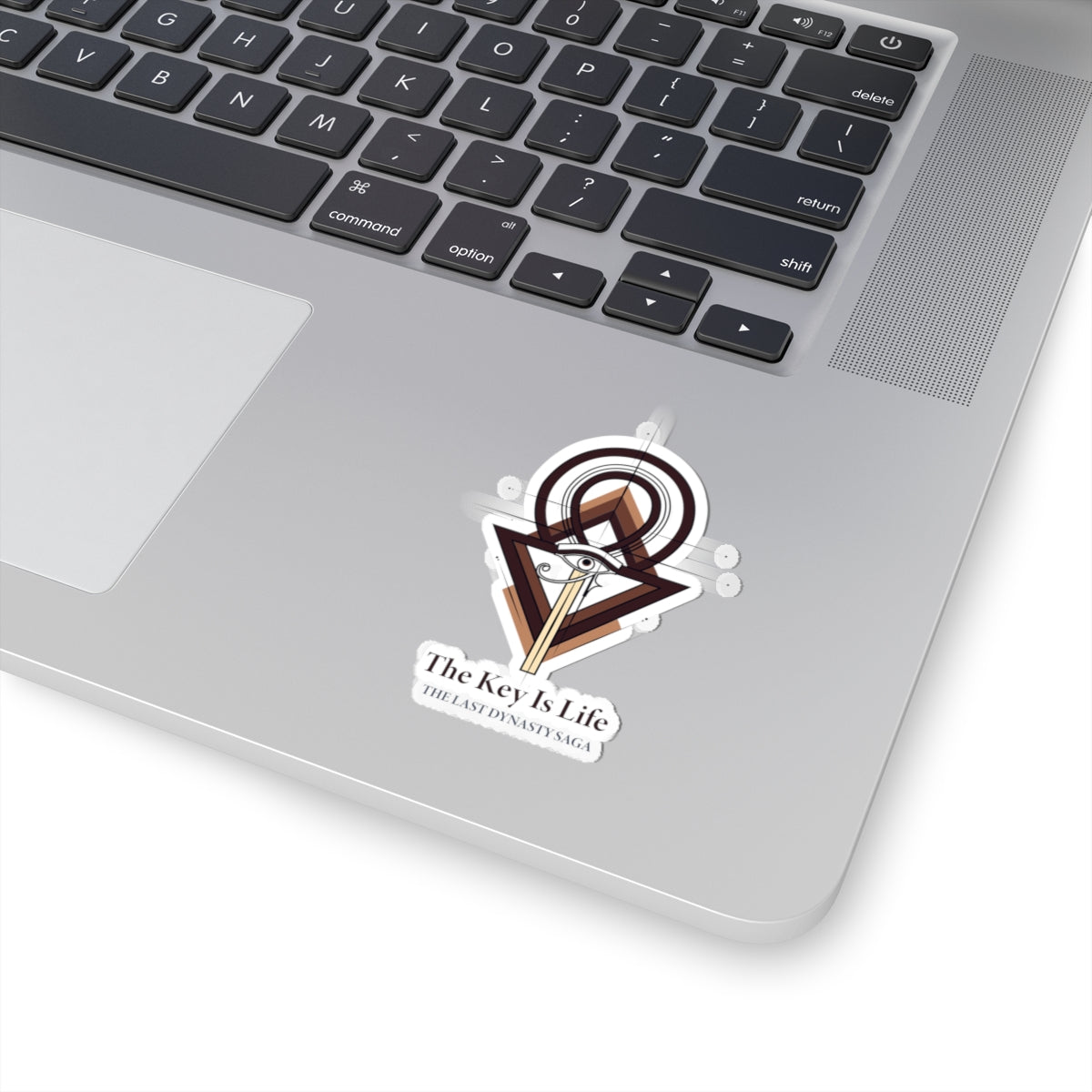 Last Dynasty Saga Sticker — Minimalist Retro Game Logo Kiss-Cut Sticker