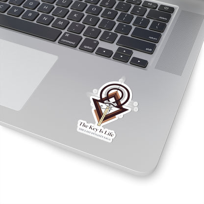 Last Dynasty Saga Sticker — Minimalist Retro Game Logo Kiss-Cut Sticker