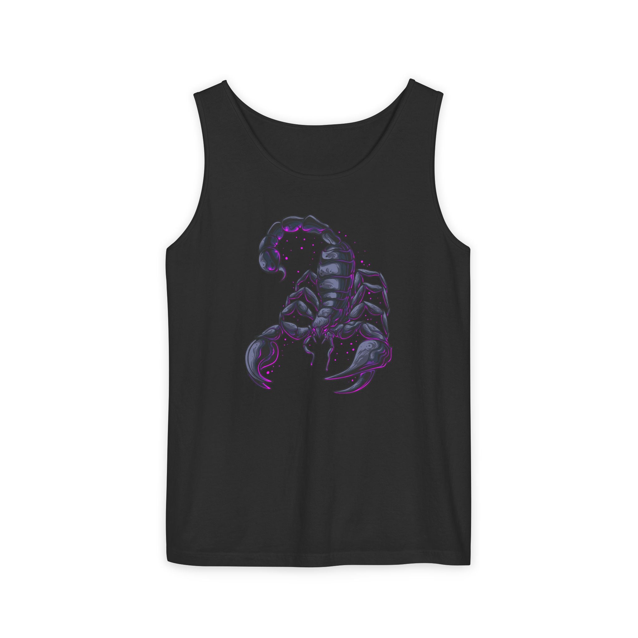 Scorpion Graphic Tank Top — Dark Cosmic Scorpion Art
