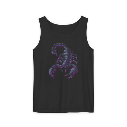 Scorpion Graphic Tank Top — Dark Cosmic Scorpion Art