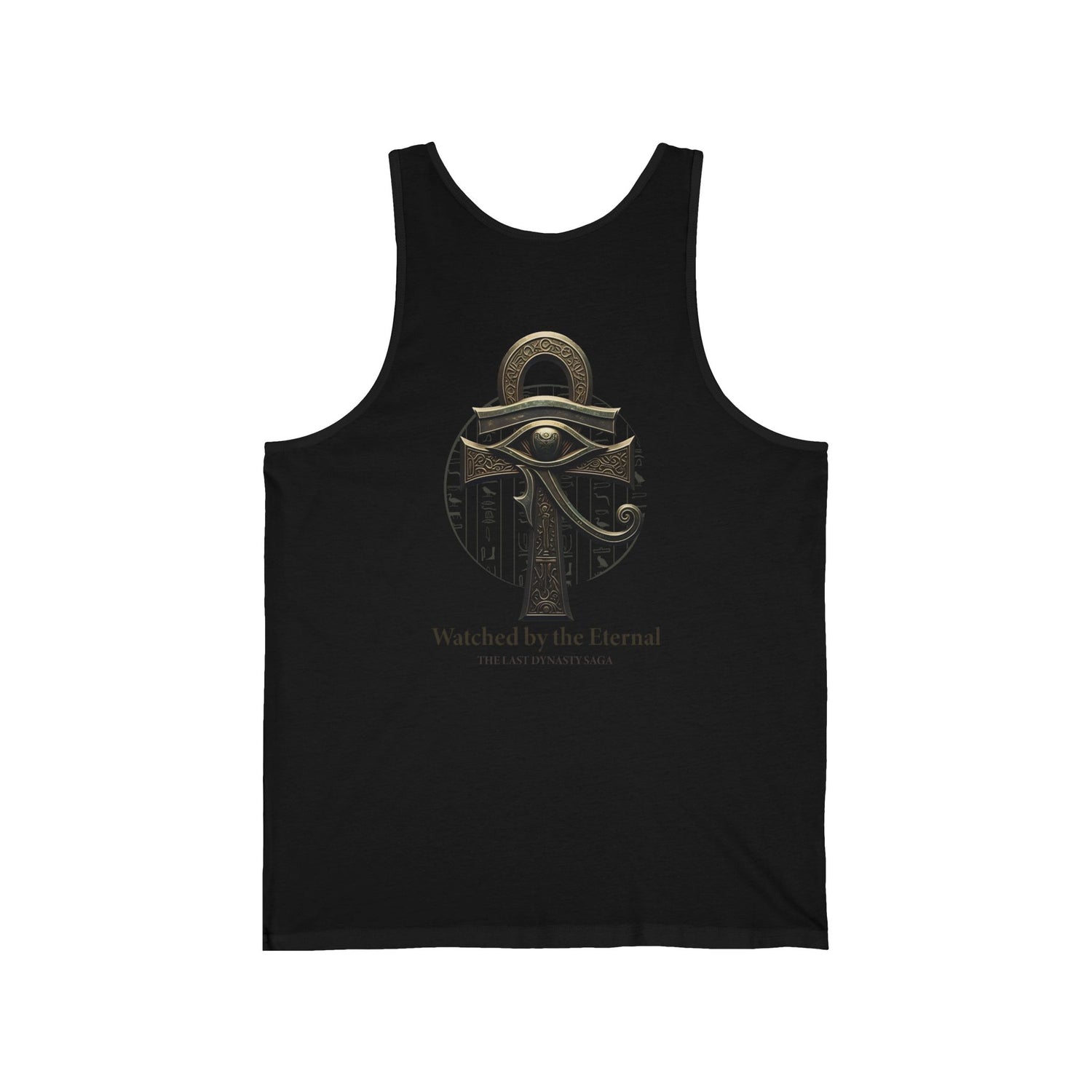 Egyptian Scarab &amp; Eye Tank Top — "This Is Your Awakening" Spiritual Graphic Tank