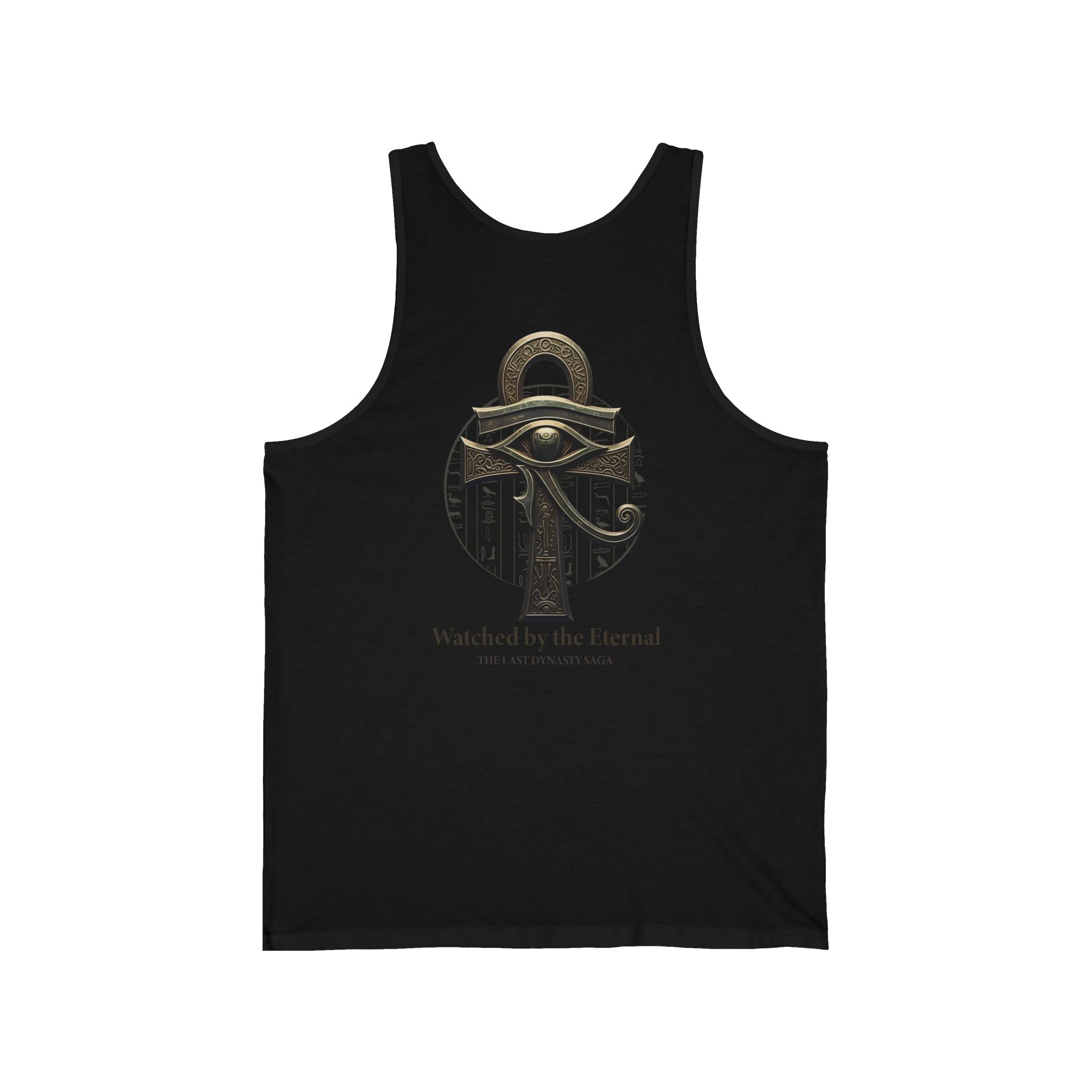 Egyptian Scarab &amp; Eye Tank Top — "This Is Your Awakening" Spiritual Graphic Tank