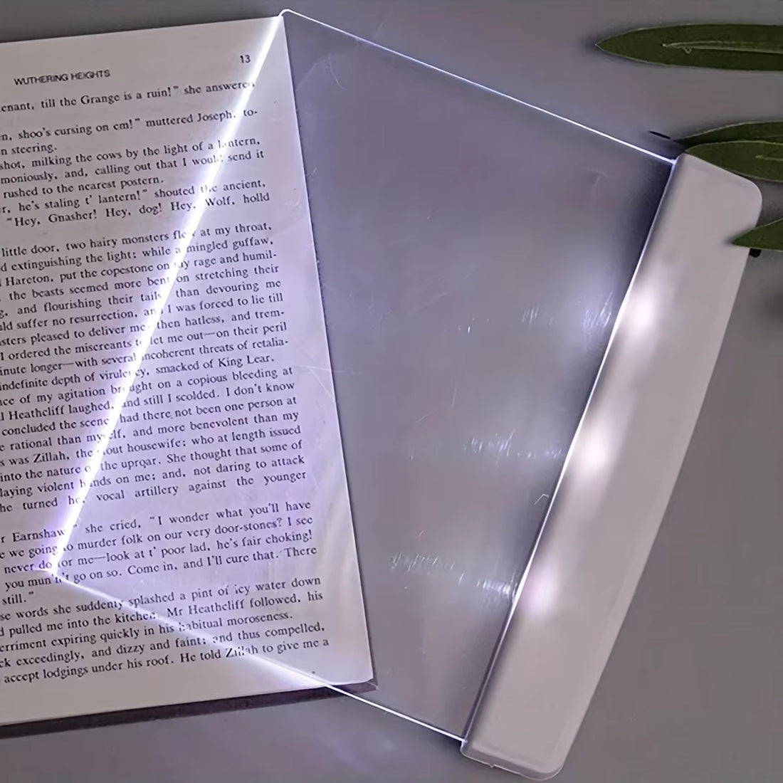 Luminous Archive Reading Light – LED Eye-Protecting Night Light (Portable Bookmark Design)