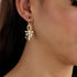 Elevate Your Style with Ankh Eye of Horus Drop Earrings - Ancient Egyptian Amulet Jewelry for Women