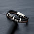 Discover the Vintage Vikings Compass Multilayer Genuine Leather Bracelet - A Stylish Blend of Norse Runes and Stainless Steel for Men and Women