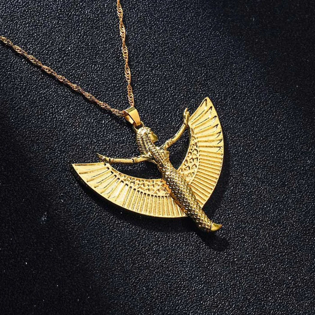Exquisite Isis Goddess Pendant Necklace - Ancient Egyptian Inspired Jewelry for Women - Perfect Gift for Her