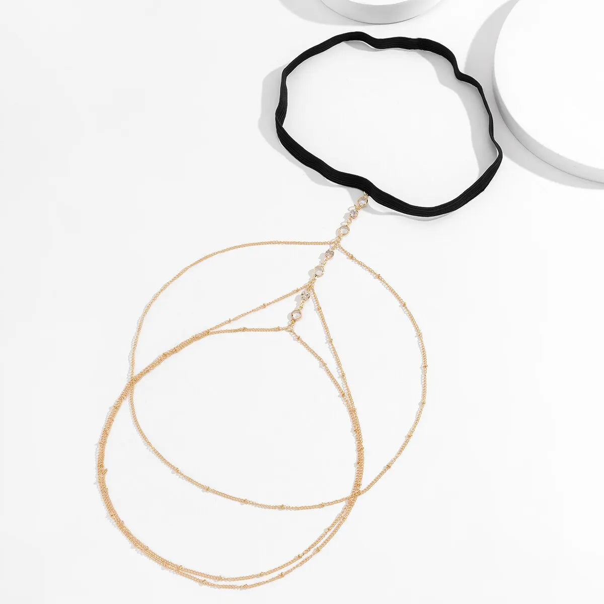 Elevate Your Summer Style with Our Adjustable Boho Crystal Leg Chain - Perfect for Beach Days and Festive Nights!