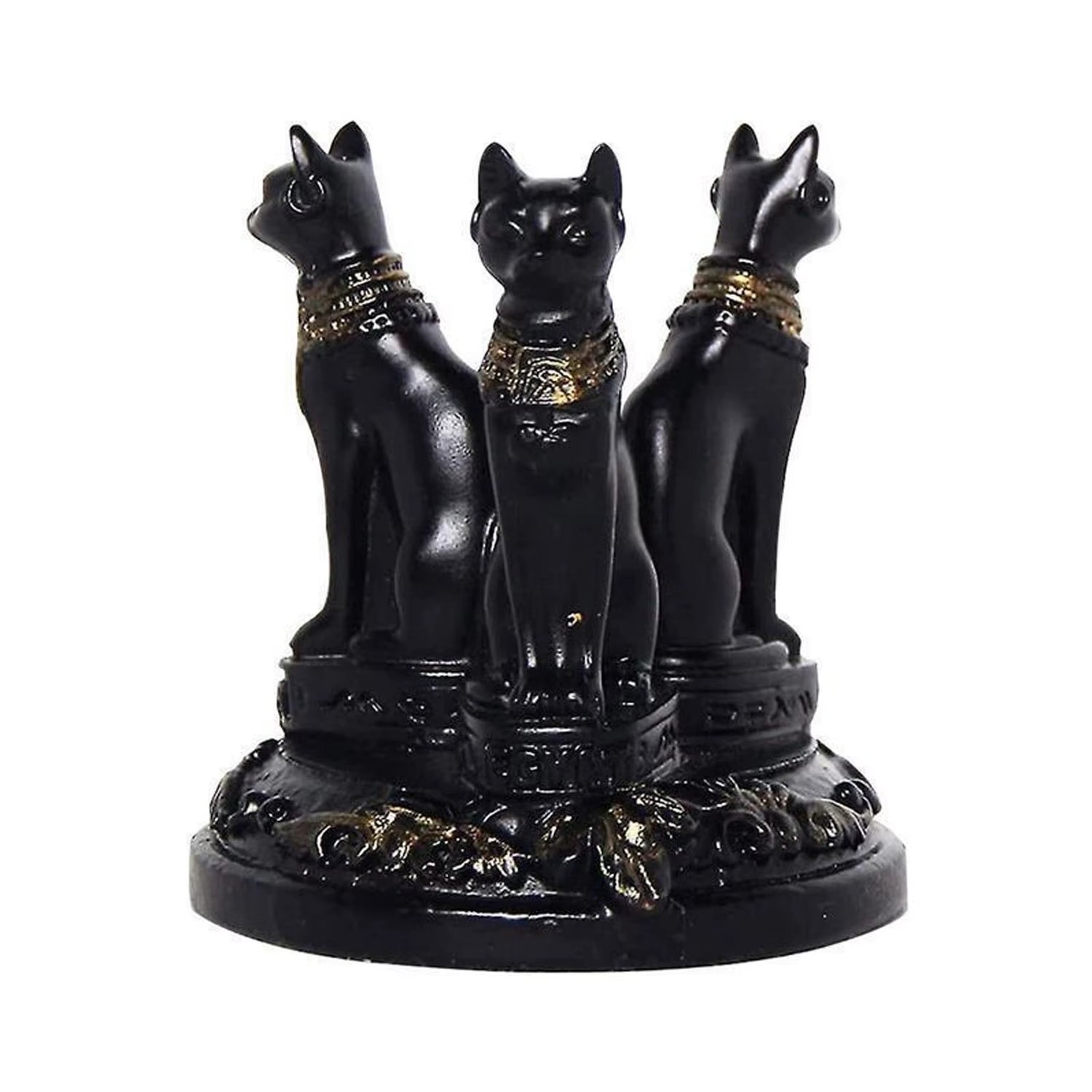 The Triple Guardian of Bastet Crystal Sphere Stand