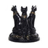The Triple Guardian of Bastet Crystal Sphere Stand