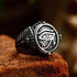 Eye of Horus Signet Ring 316L Stainless Steel – Ancient Egyptian Symbol (Men’s)