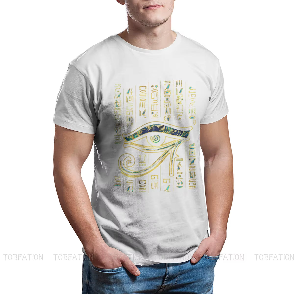The Watcher’s Mark Eye of Horus Hieroglyphic T-Shirt