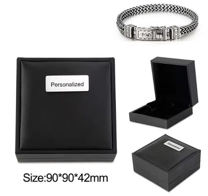 Ankh Mesh Bracelet 8mm Stainless Steel Chain | Symbol of Life