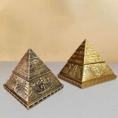 The Temple Relics Collection Pyramid • Obelisk • Isis Guardian Sculpture