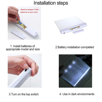 Luminous Archive Reading Light – LED Eye-Protecting Night Light (Portable Bookmark Design)